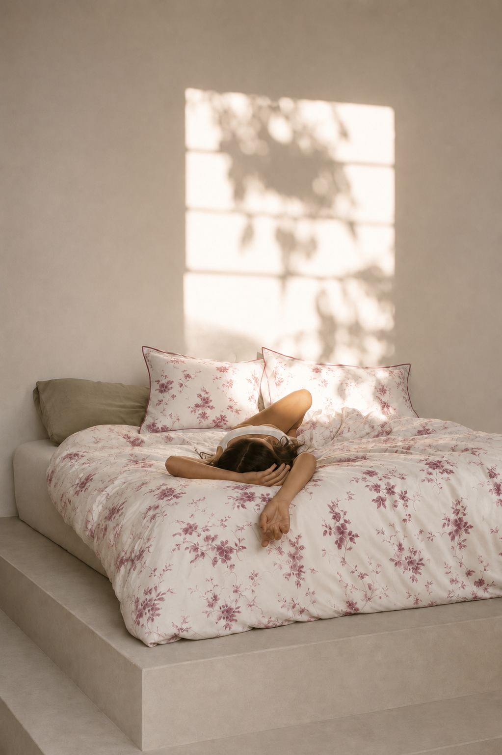 Wildflower Meadow floral King bedsheet set – alternate view