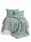 Indira Bloom heritage King bedsheet set in pure cotton – 300 Threads