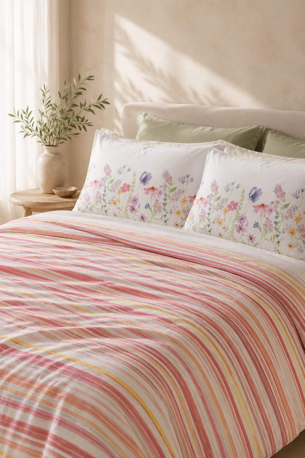 Bloomfield floral fitted bedsheet set – alternate view