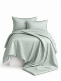 Aurelia sage green 300 TC cotton King bedsheet set – 300 Threads