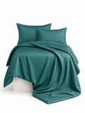 Maison Luxe teal 300 TC cotton bedsheet set – 300 Threads