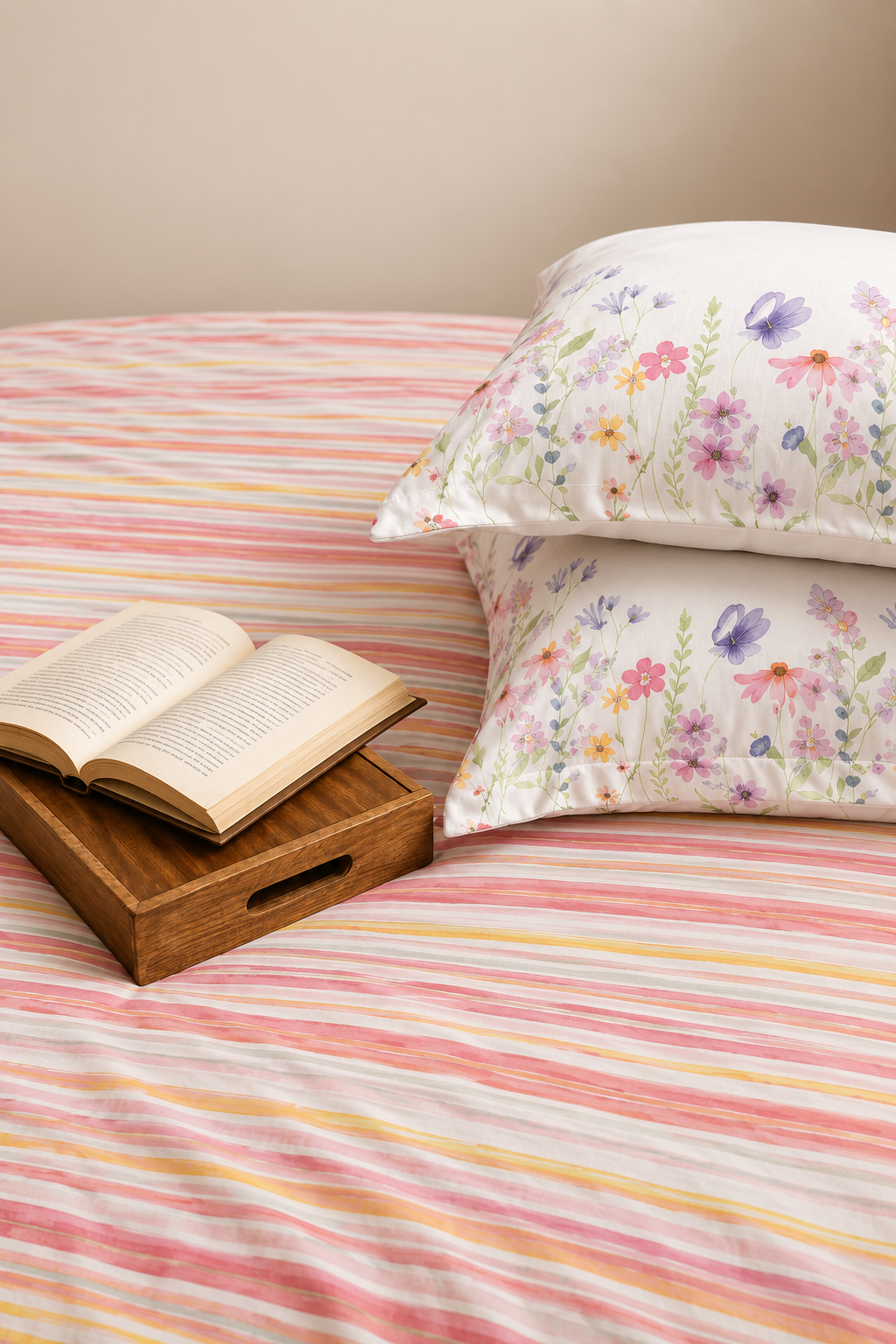 Bloomfield fitted cotton bedsheet for fresh everyday comfort